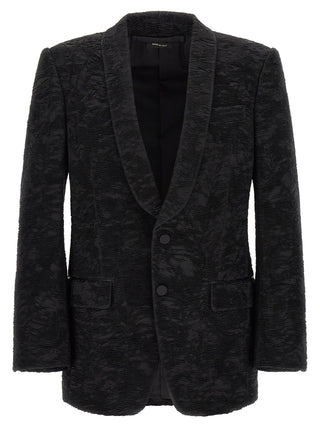 Black Silk Blazer