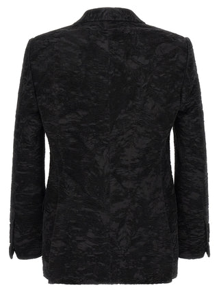 Black Silk Blazer