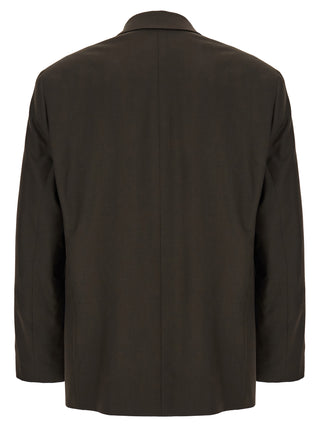 Brown Polyester Blazer