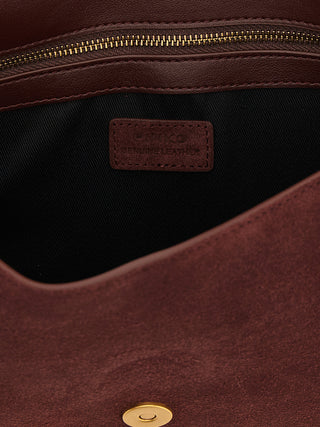 Bordeaux Calfskin Shoulder Bag