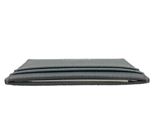 Burberry Sandon Business Small Grey Grained Leather Card Case Wallet
