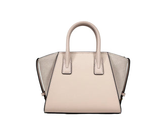 Michael Kors Avril Extra-Small Leather And Suede Satchel