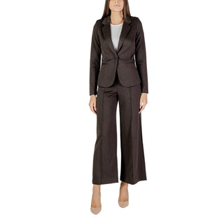 Brown Polyester Blazer