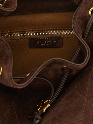 Brown Calfskin Shoulder Bag