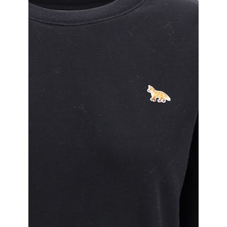 Black Cotton Sweatshirt