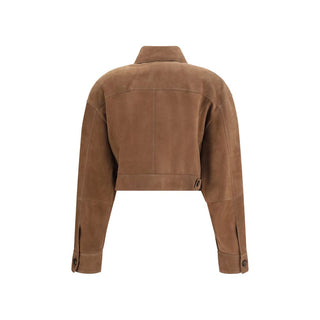 Brown Calf Leather Bos Taurus Leather Jacket