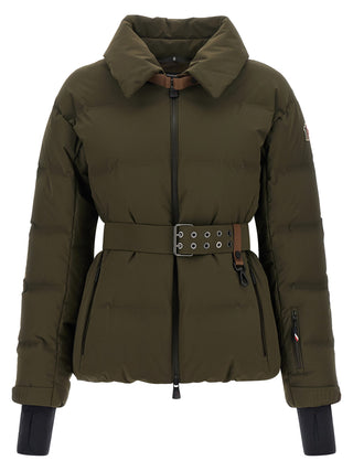 Bicolor Polyester Full-Length Jacket