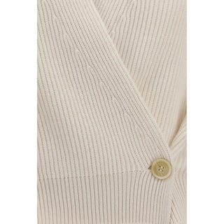 Beige Cashmere Cardigan