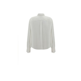 White Silk Dress Shirt