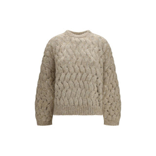 Beige Mohair Sweatshirt