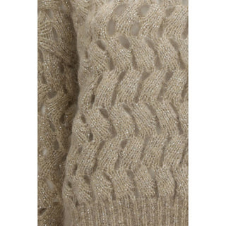 Beige Mohair Sweatshirt
