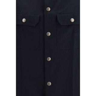 Blue Wool Oves Aries Shirt