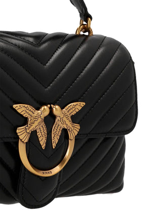 Black Lambskin Handbag