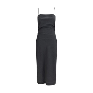 Gray Wool Oves Aries Cocktail Dress