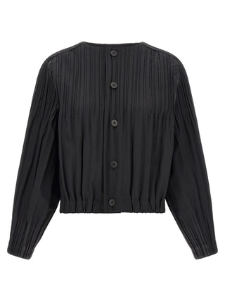 Black Polyester Coat