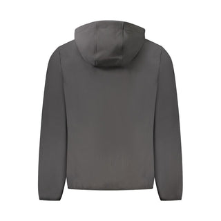Black Polyester Men's Jacket