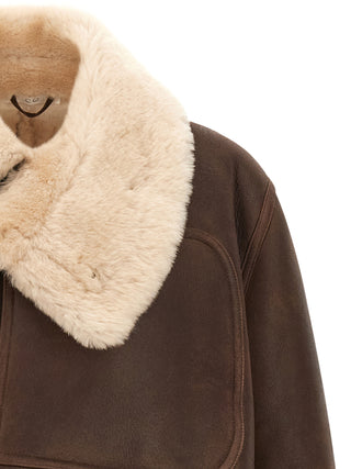 Brown Calfskin Leather Jacket