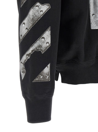 Black Cotton Sweatshirt