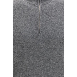 Gray Cashmere Sweatshirt