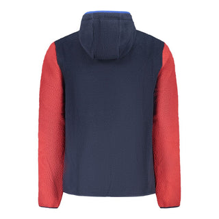 Blue Polyester Men's Jacket