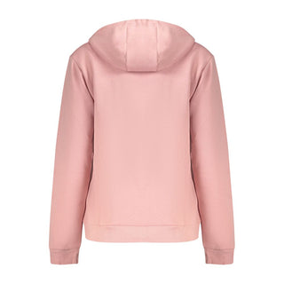 Rosa Cotton Women Sweatshirt with Zip and Pockets