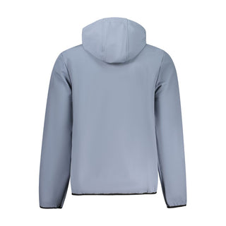 Gray Polyester Men Jacket