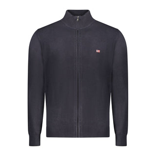 Blu Poliammide Men Cardigan