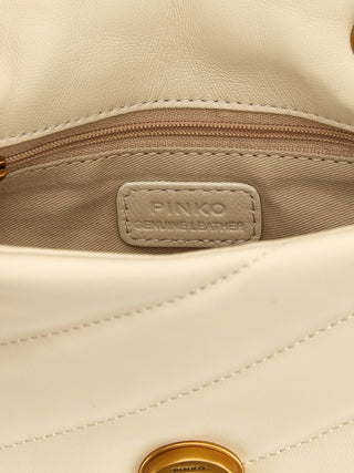 White Lambskin Crossbody Bag