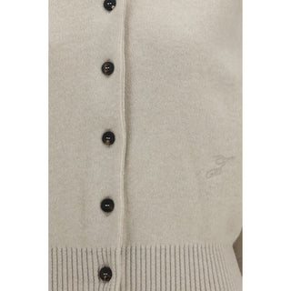 Beige Wool Oves Aries Cardigan