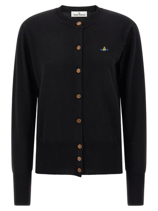 Black Wool Cardigan