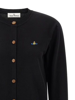 Black Wool Cardigan