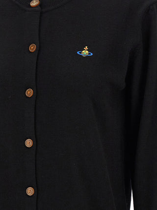 Black Wool Cardigan