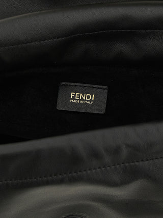 Black Lamb Leather Handbag