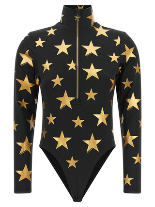 Gold Polyester Bodysuit