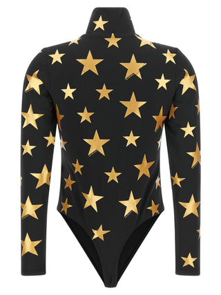 Gold Polyester Bodysuit