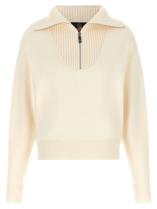 White Merino Wool Cardigan