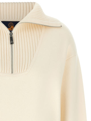 White Merino Wool Cardigan