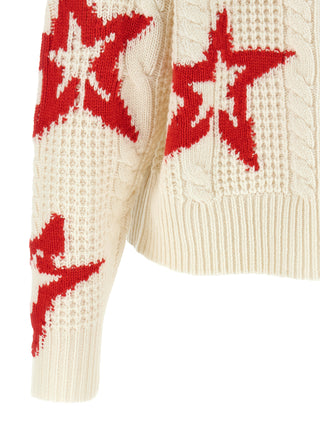Red Wool Cardigan
