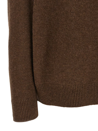 Brown Cashmere Cardigan