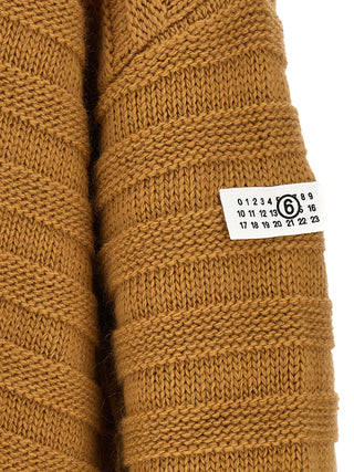 Beige Virgin Wool Cardigan