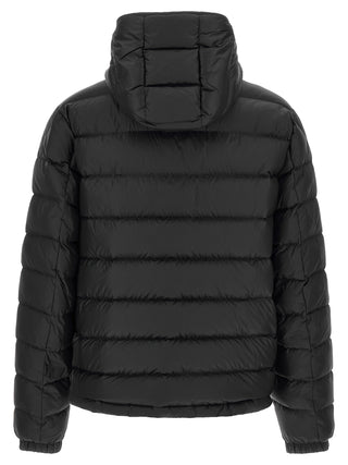 Black Polyamide Full-Length Jacket