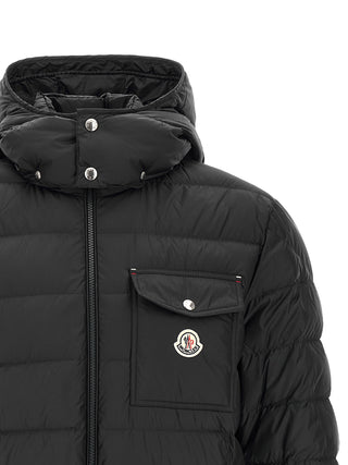Black Polyamide Full-Length Jacket