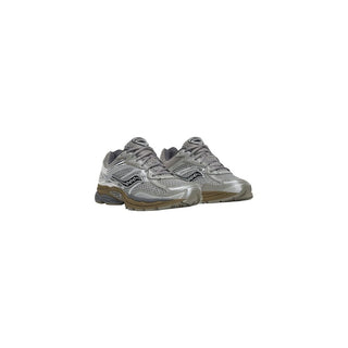 Silver Synthetic Athletic Sneakers