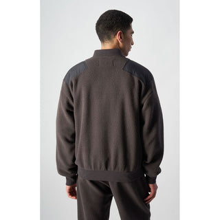 Black Polyester Bomber
