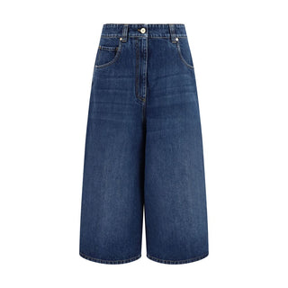 Blue Denim Shorts