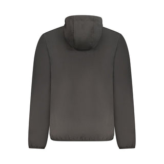 Black Polyester Men's Jacket
