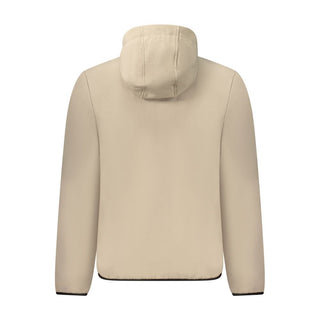 Beige Polyester Mens Jacket