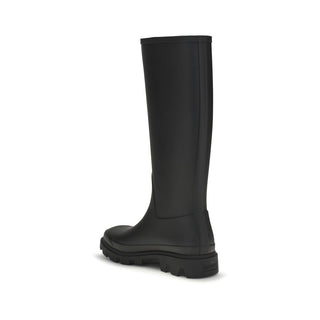 Black Rubber Rain Boots