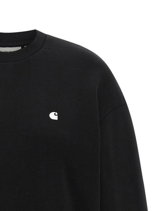 Black Cotton Sweatshirt