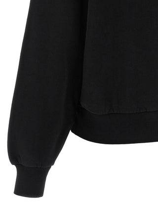 Black Cotton Sweatshirt